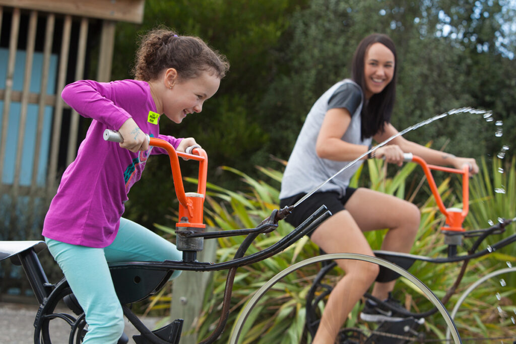 Huka Prawn Park - Taupo - Family Fun Activities Park. Water Bikes